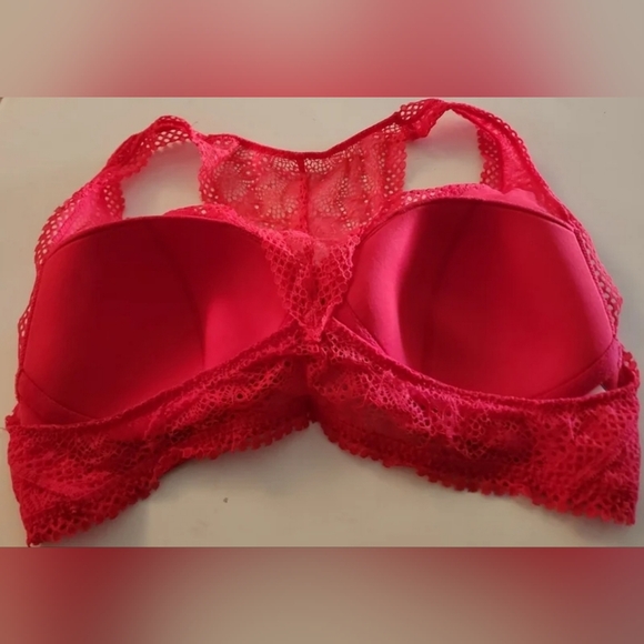 BOGO 50% Victorias Secret PINK Pull Over RazorBack Little Padding Bralette LARGE - Picture 4 of 5